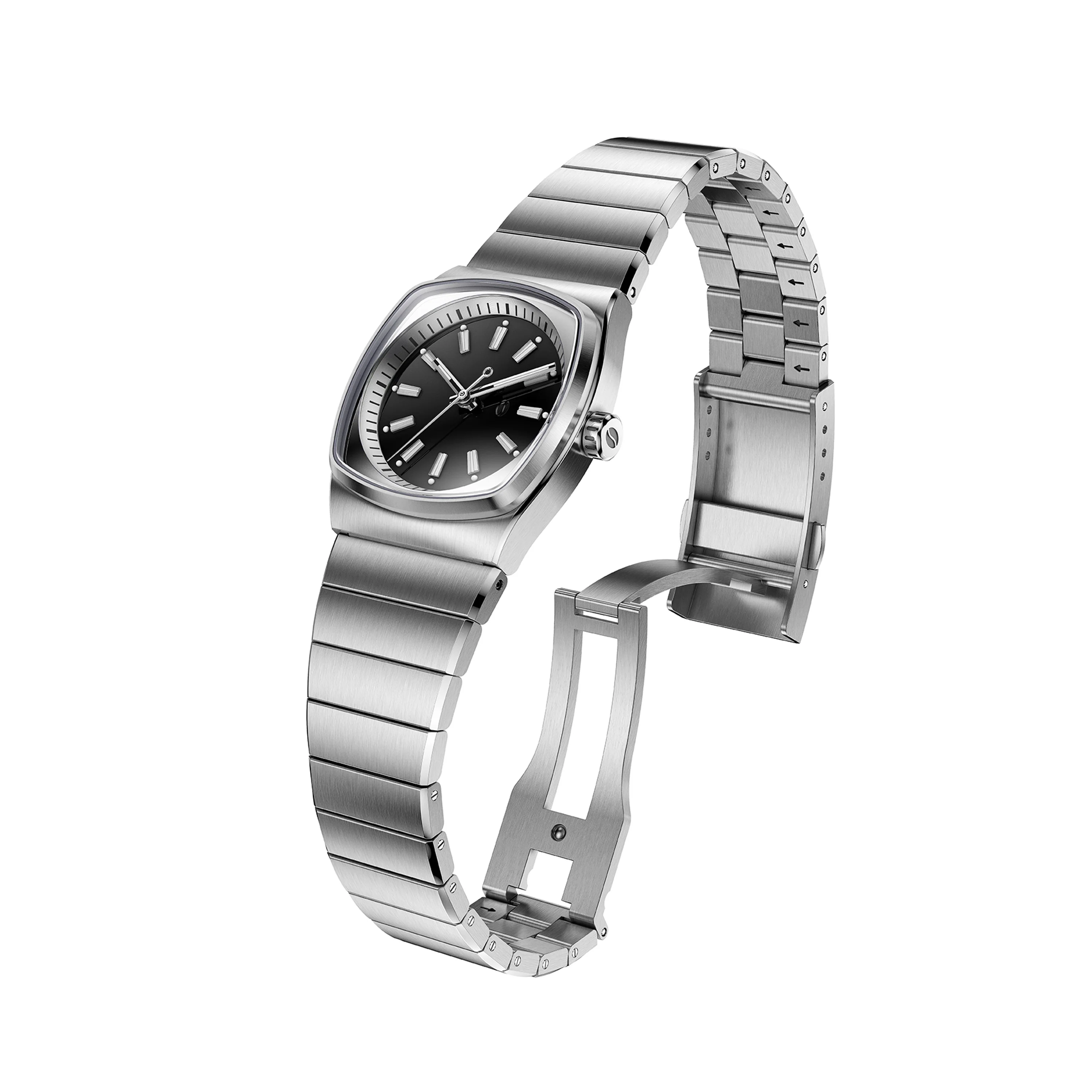 Metric Lite - Silver and Black Automatic Watch thumbnail 4