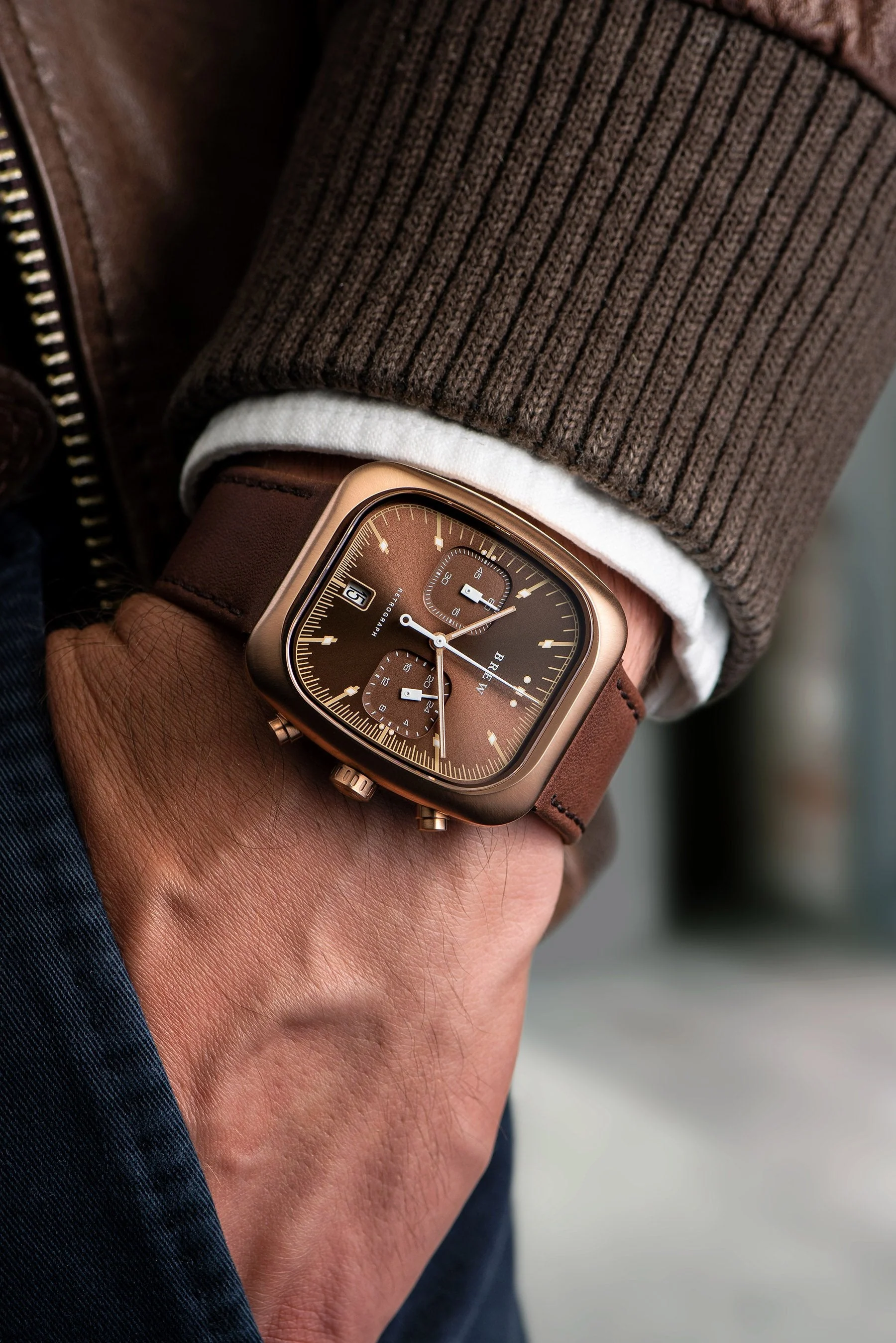 Retrograph - Espresso Chronograph Watch thumbnail 2