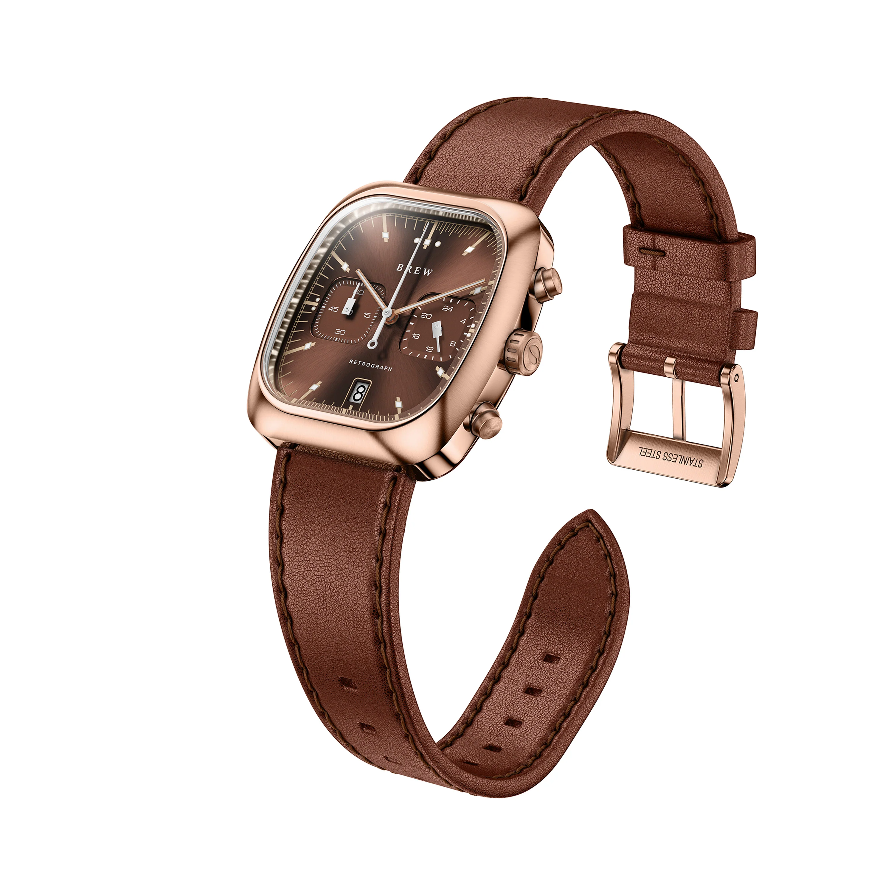 Retrograph - Espresso Chronograph Watch thumbnail 3