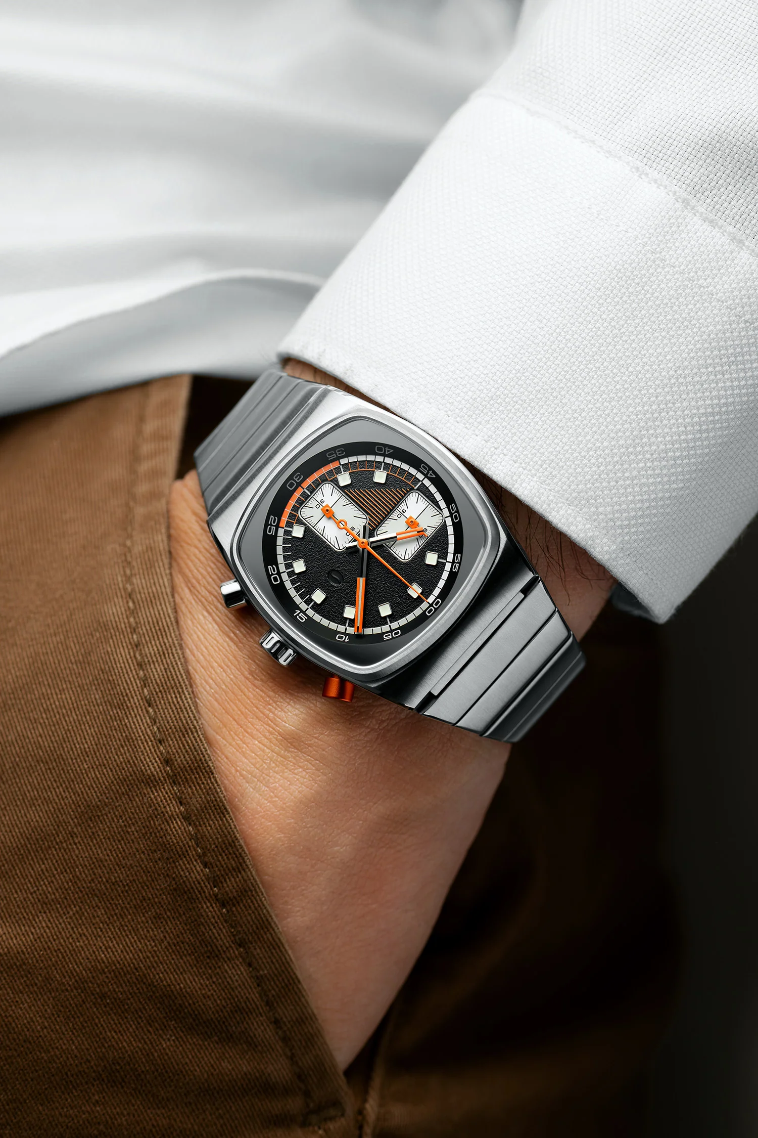 Super Metric - Burnt Orange Chronograph Watch thumbnail 2