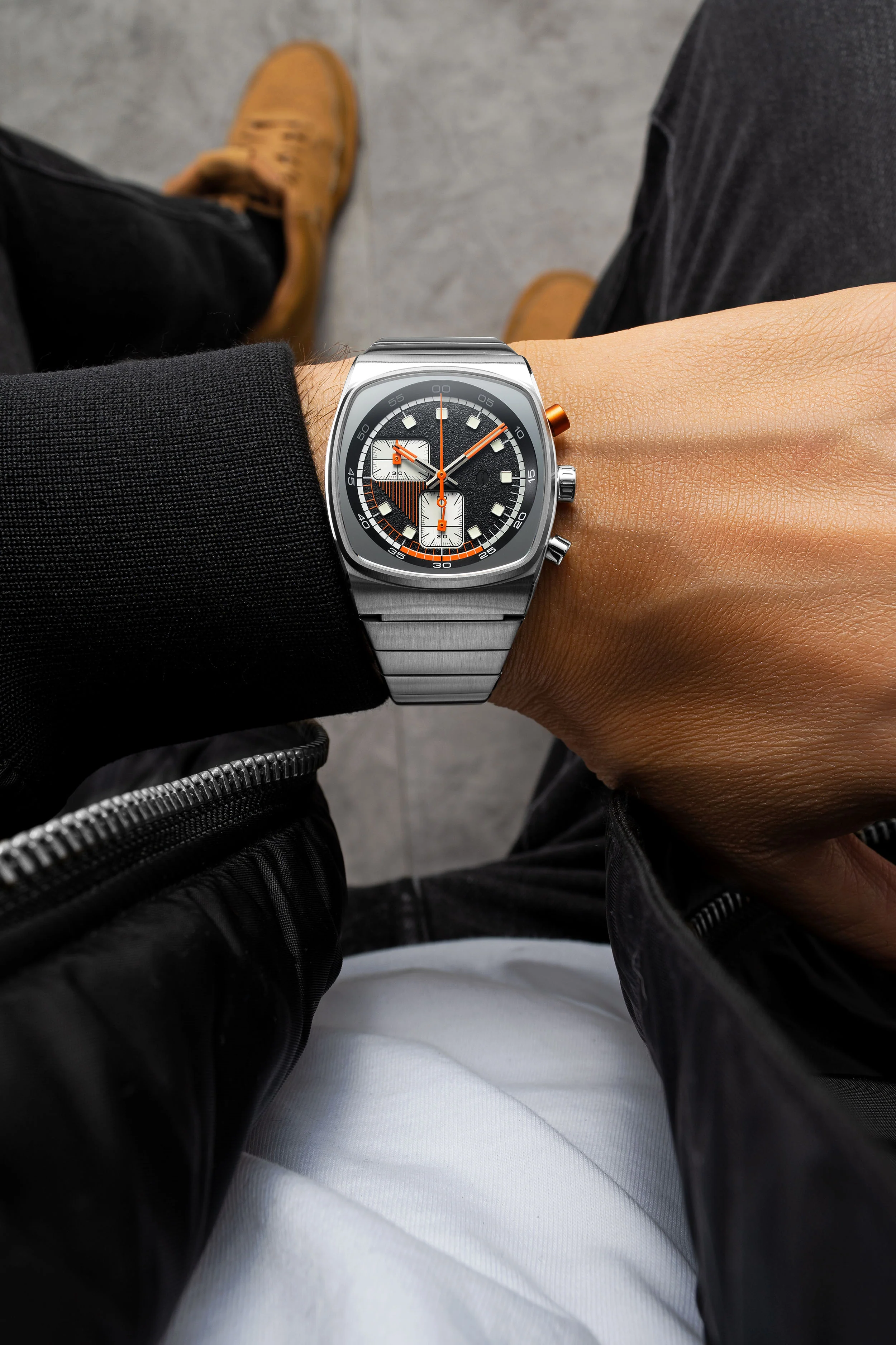 Super Metric - Burnt Orange Chronograph Watch thumbnail 3