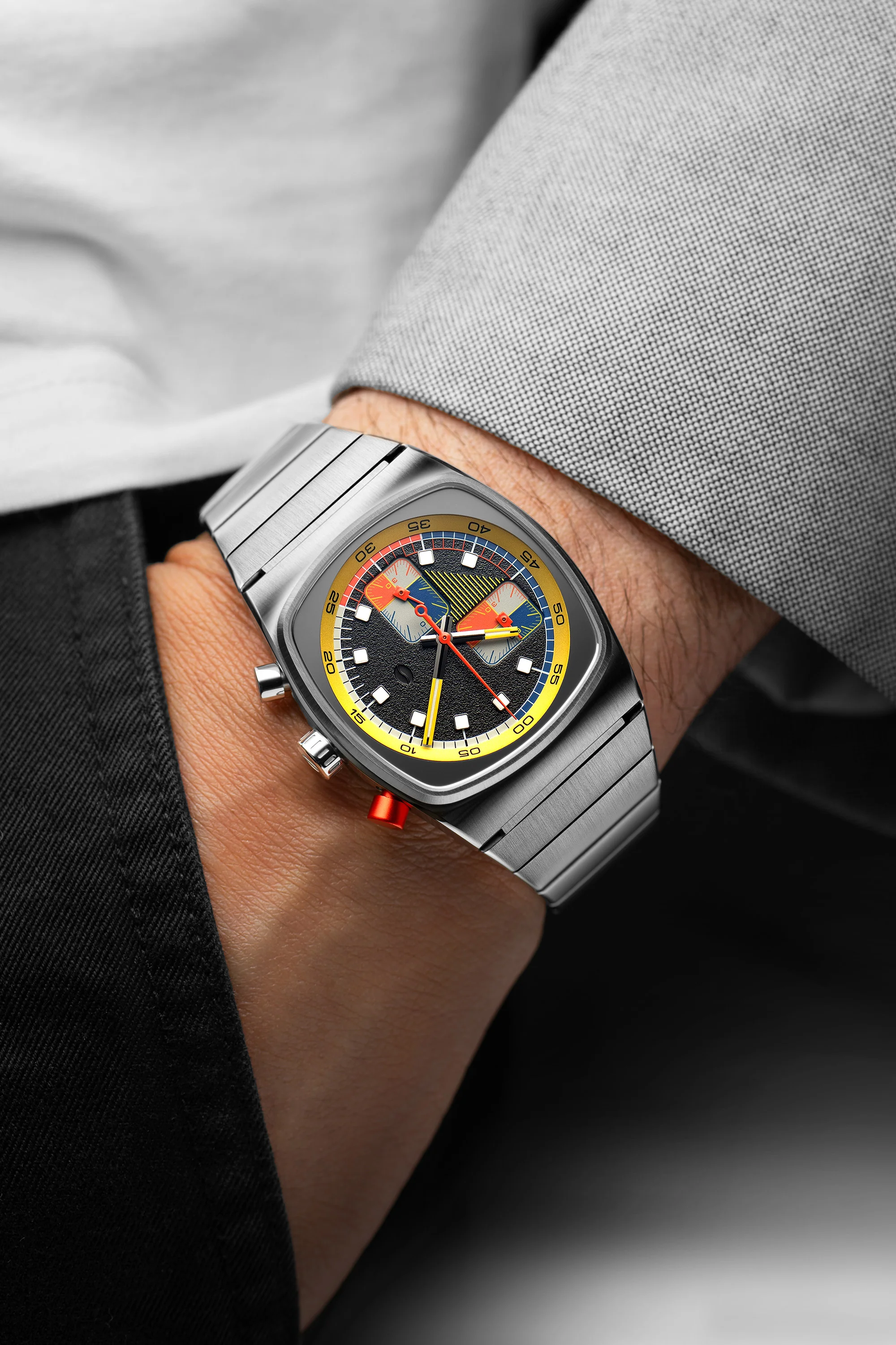 Super Metric - Lumina Yellow Chronograph Watch thumbnail 2