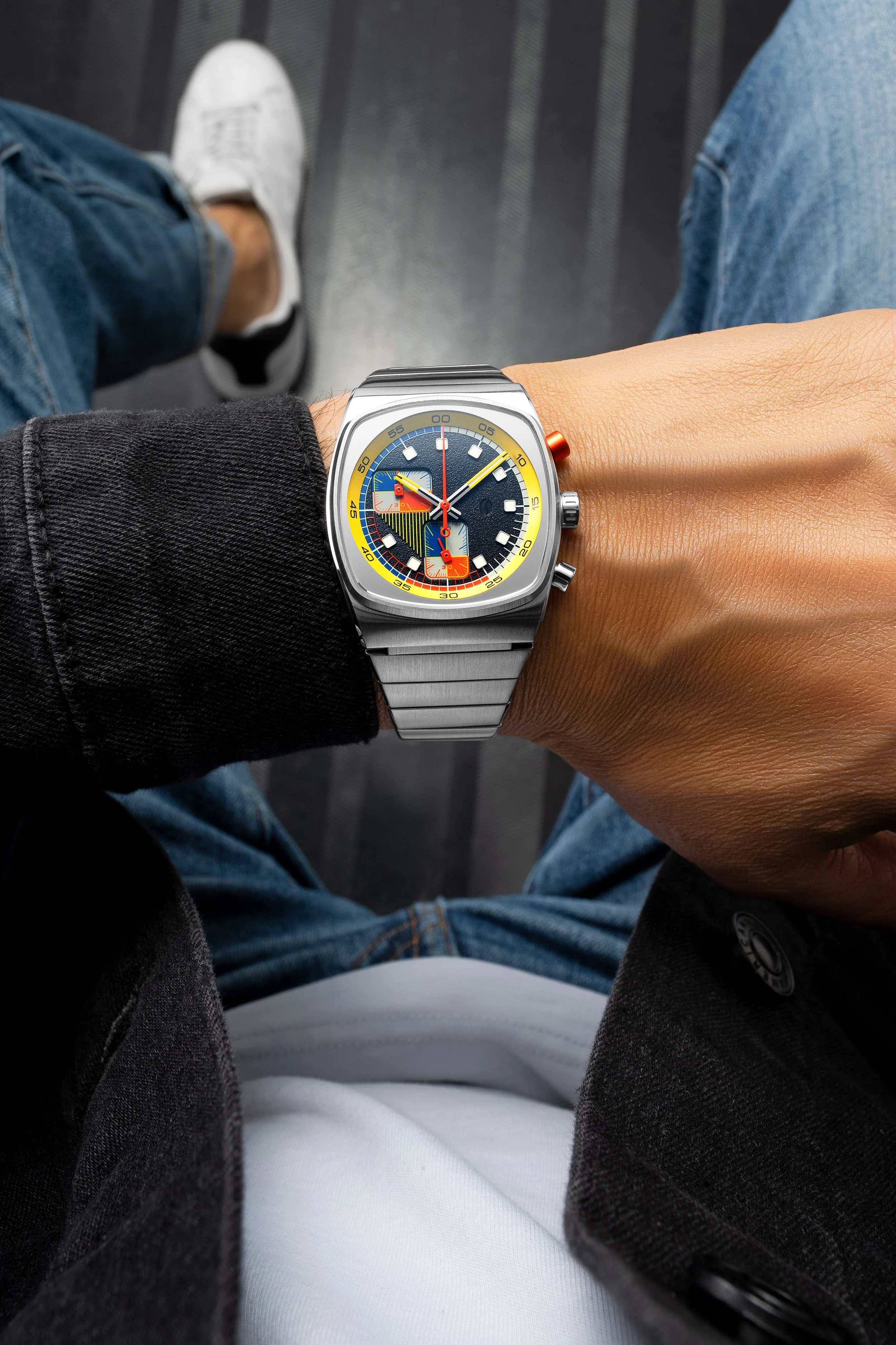 Super Metric - Lumina Yellow Chronograph Watch thumbnail 3