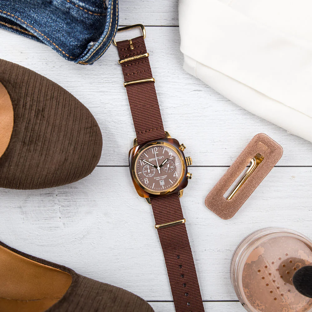 Clubmaster Classic - Chrono - Gold - Chocolat thumbnail 2