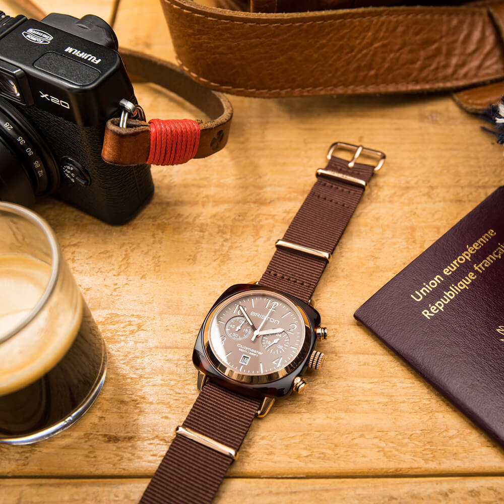 Clubmaster Classic - Chrono - Rose Gold - Chocolat thumbnail 2