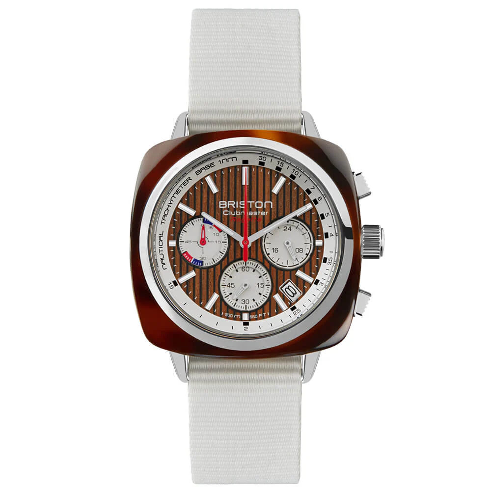 Clubmaster Regatta - Chrono - Noyer / Blanc thumbnail 2