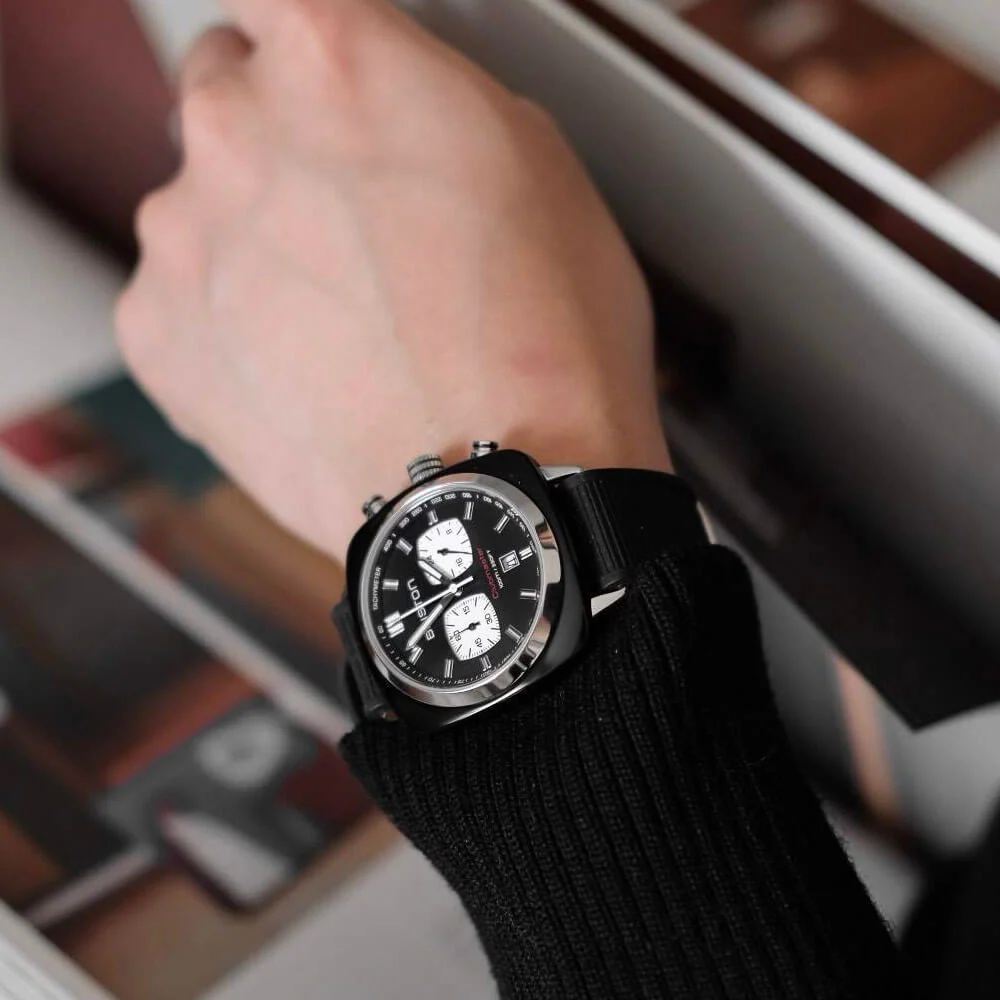 Clubmaster Sport Acétate noir - Chrono - Noir thumbnail 2