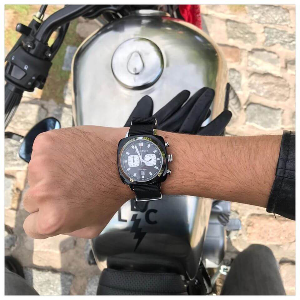 Clubmaster Sport Acétate noir - Chrono - Noir thumbnail 3