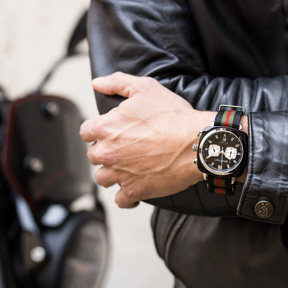 Clubmaster Sport Acétate noir - Chrono - Noir thumbnail 4