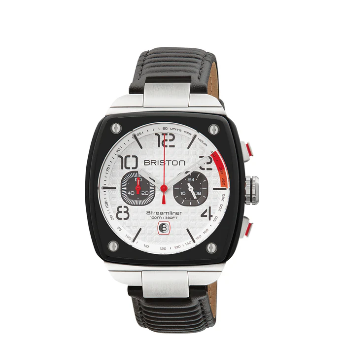 Streamliner Gentleman Driver - Chrono - Rubber - Noir thumbnail 2