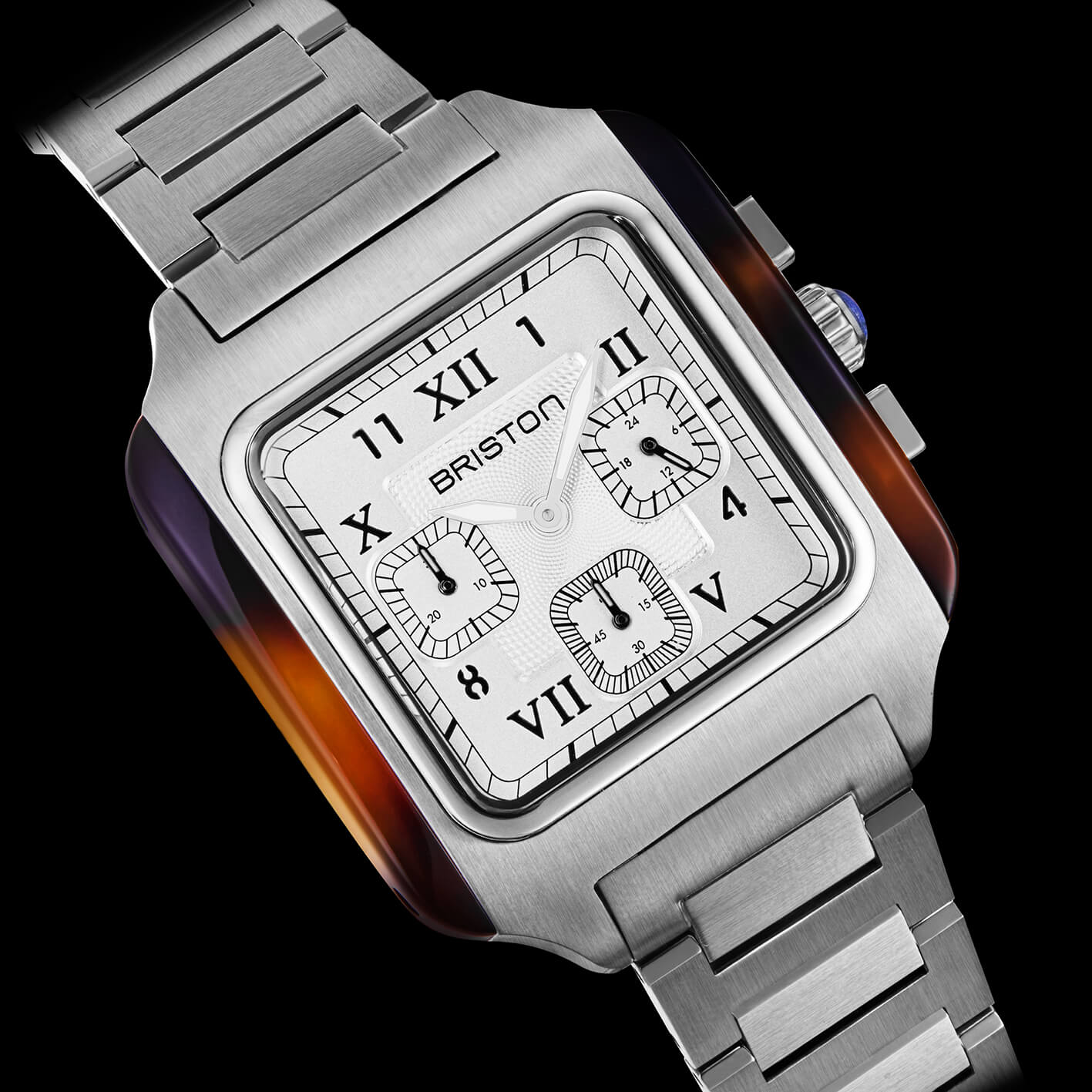 Streamliner Kennedy - Chrono - Acier - Blanc thumbnail 2
