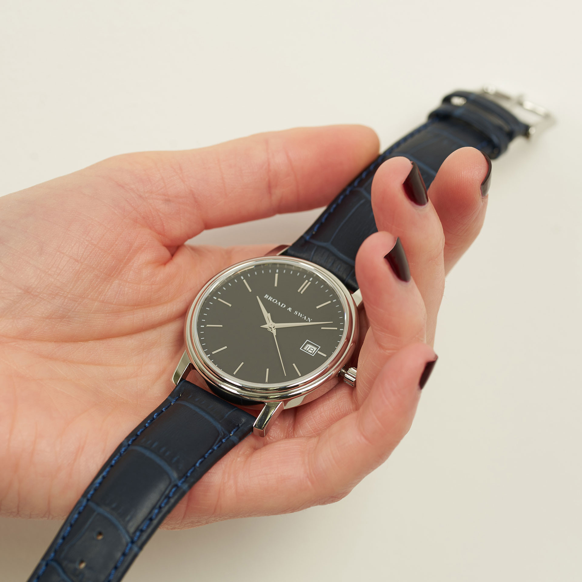 Jack Red - Black & Blue - Swiss Made Watch thumbnail 4