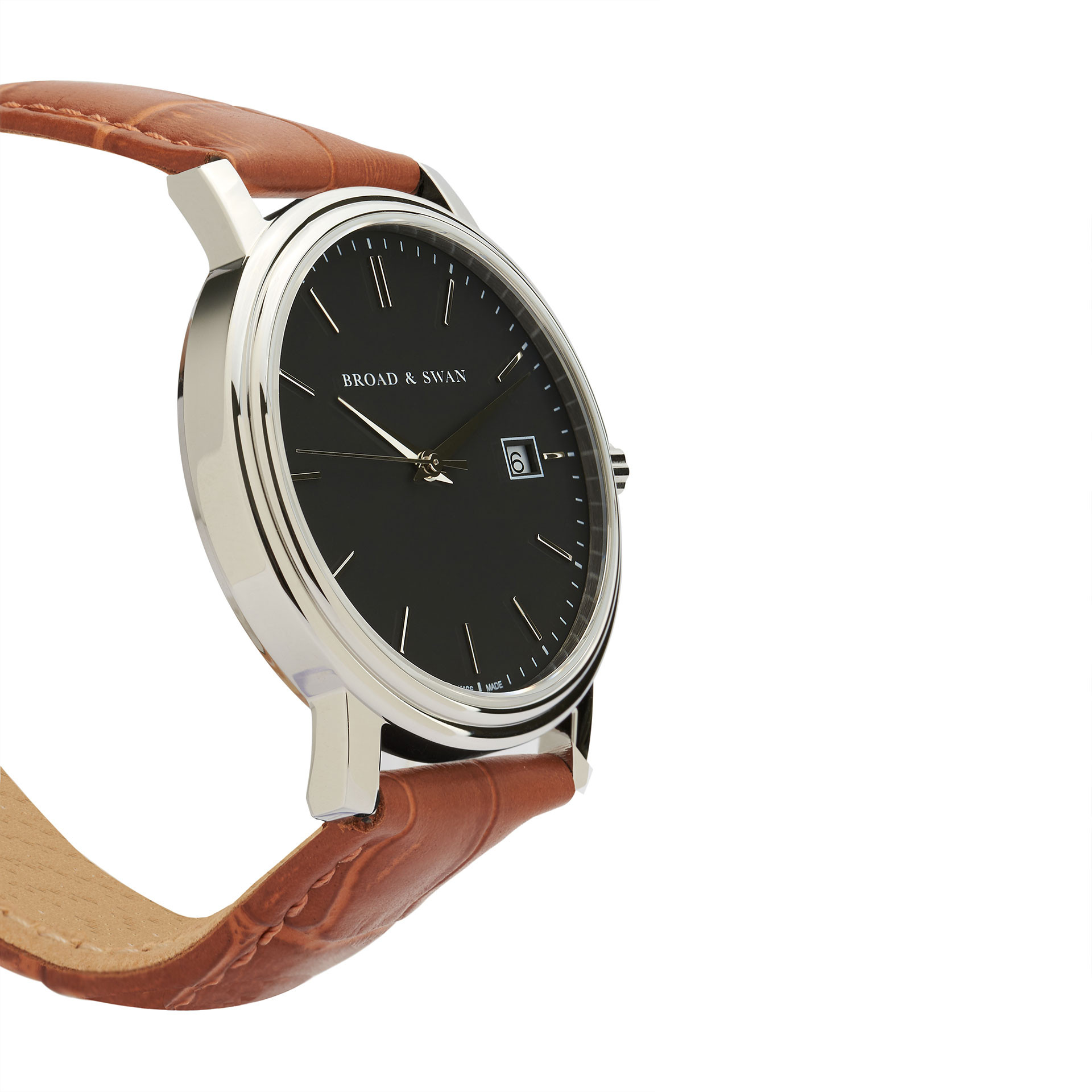 Jack Red - Black & Light Brown Swiss Made Watch thumbnail 2