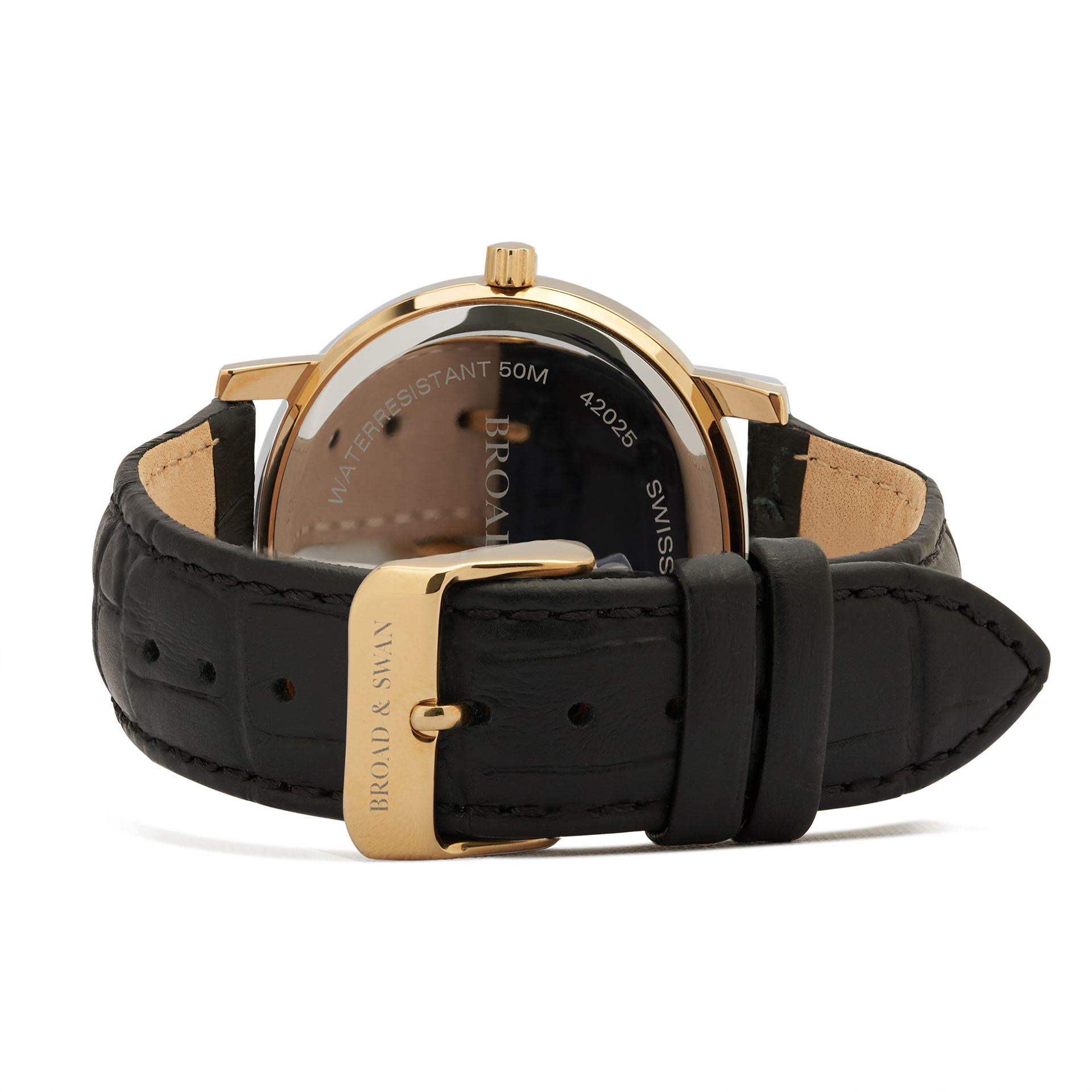 Jack Red - Gold & Black - Swiss Made Watch thumbnail 3