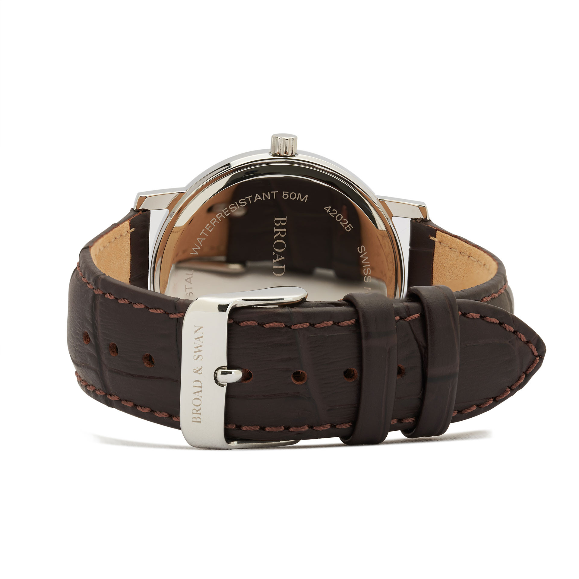 Jack Red - White & Brown Swiss Made Watch thumbnail 3