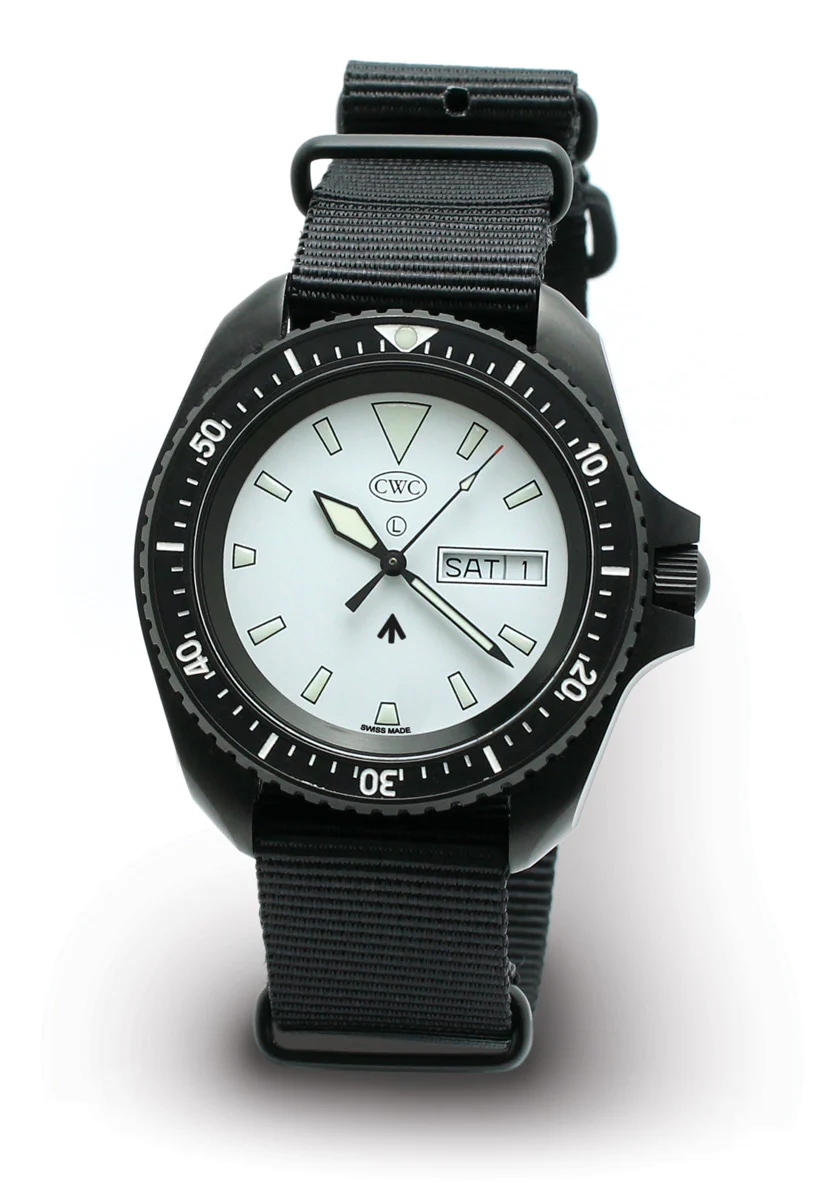 CWC Arctic Radar Quartz Diver Watch (White Dial) thumbnail 4