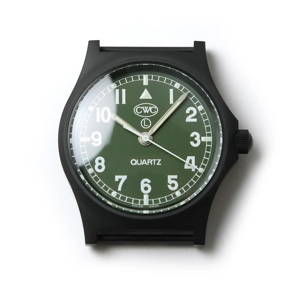 CWC GS Sapphire Military Green Watch, Black Case with Green Dial thumbnail 3