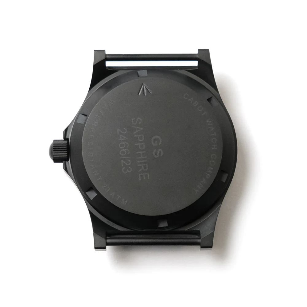 CWC GS Sapphire Military Green Watch, Black Case with Green Dial thumbnail 4