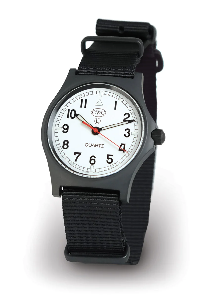 CWC GS Sapphire Subhunter Watch, Black Case with White Dial thumbnail 2