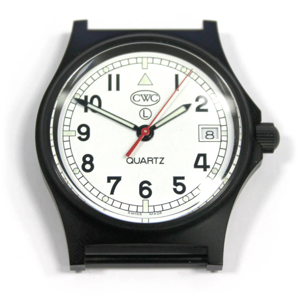 CWC GS Sapphire Subhunter Watch, Black Case with White Dial thumbnail 3