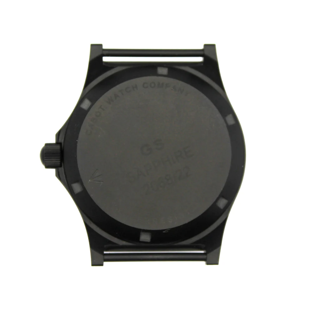 CWC GS Sapphire Watch, Black with Black Dial thumbnail 4