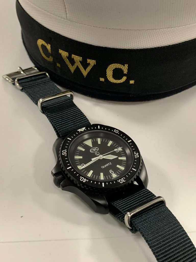CWC Quartz Divers Watch Mk.2 SBS No Date, Black (SF300 QS120) thumbnail 3
