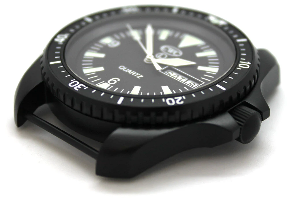 CWC SBS Divers Issue Quartz Watch Mk.2 Day/Date, Black (SF300 QS120-DD) thumbnail 3