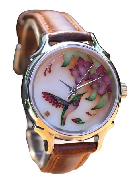 Cloisonné 32mm Hummingbird by Merry-Lee Rae