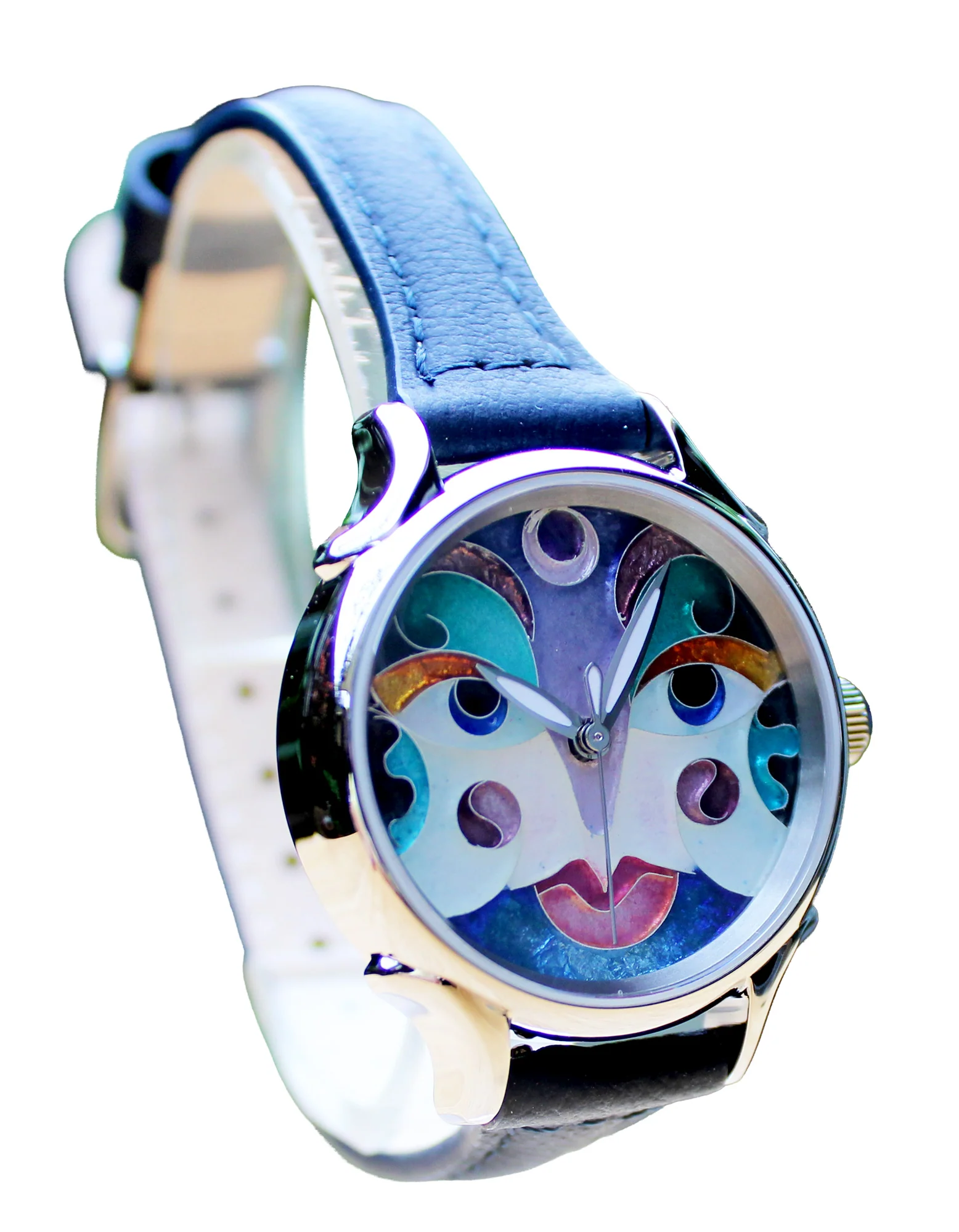 Cloisonné 32mm Masquerade by Terri Hickey selected view