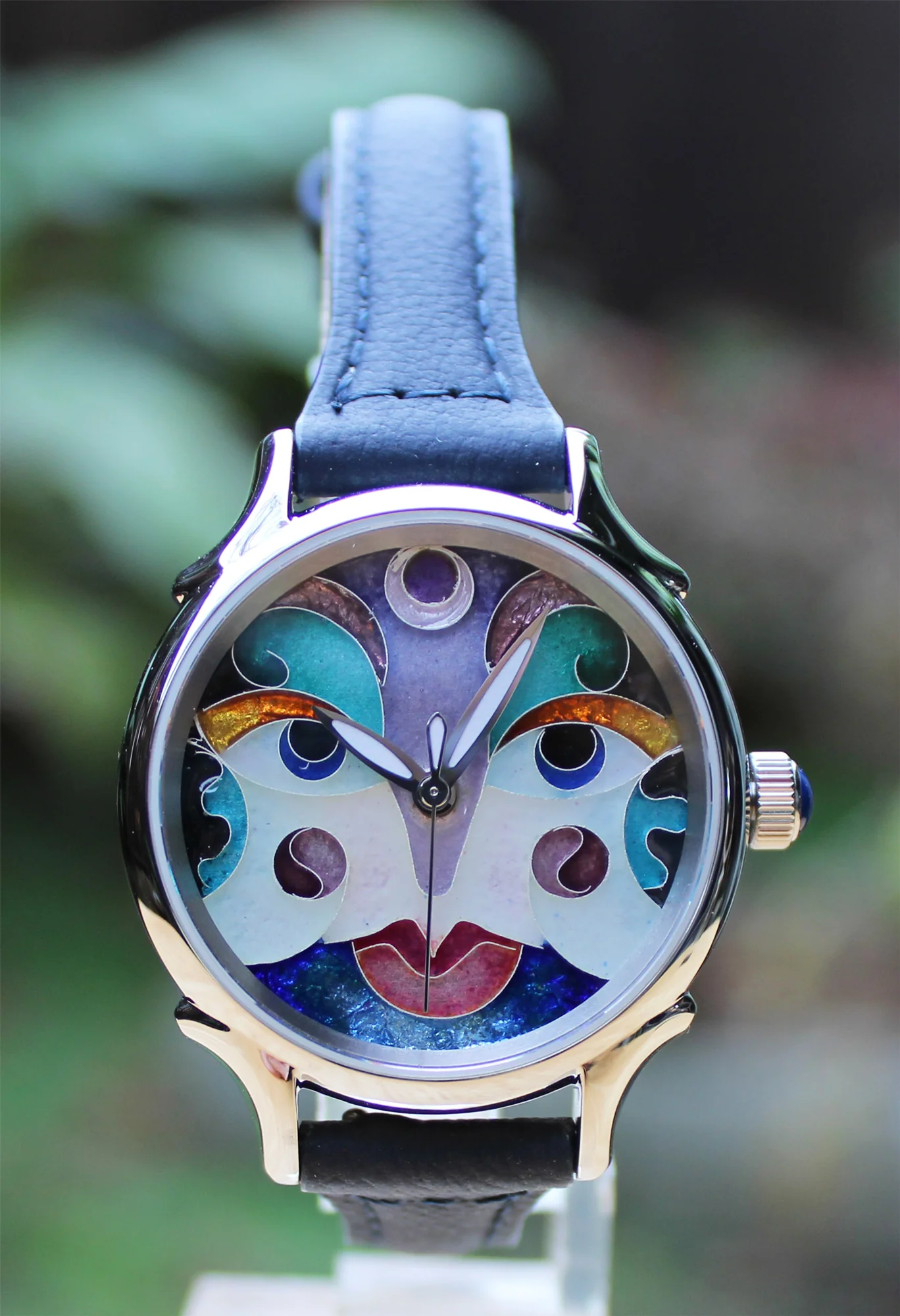 Cloisonné 32mm Masquerade by Terri Hickey thumbnail 2
