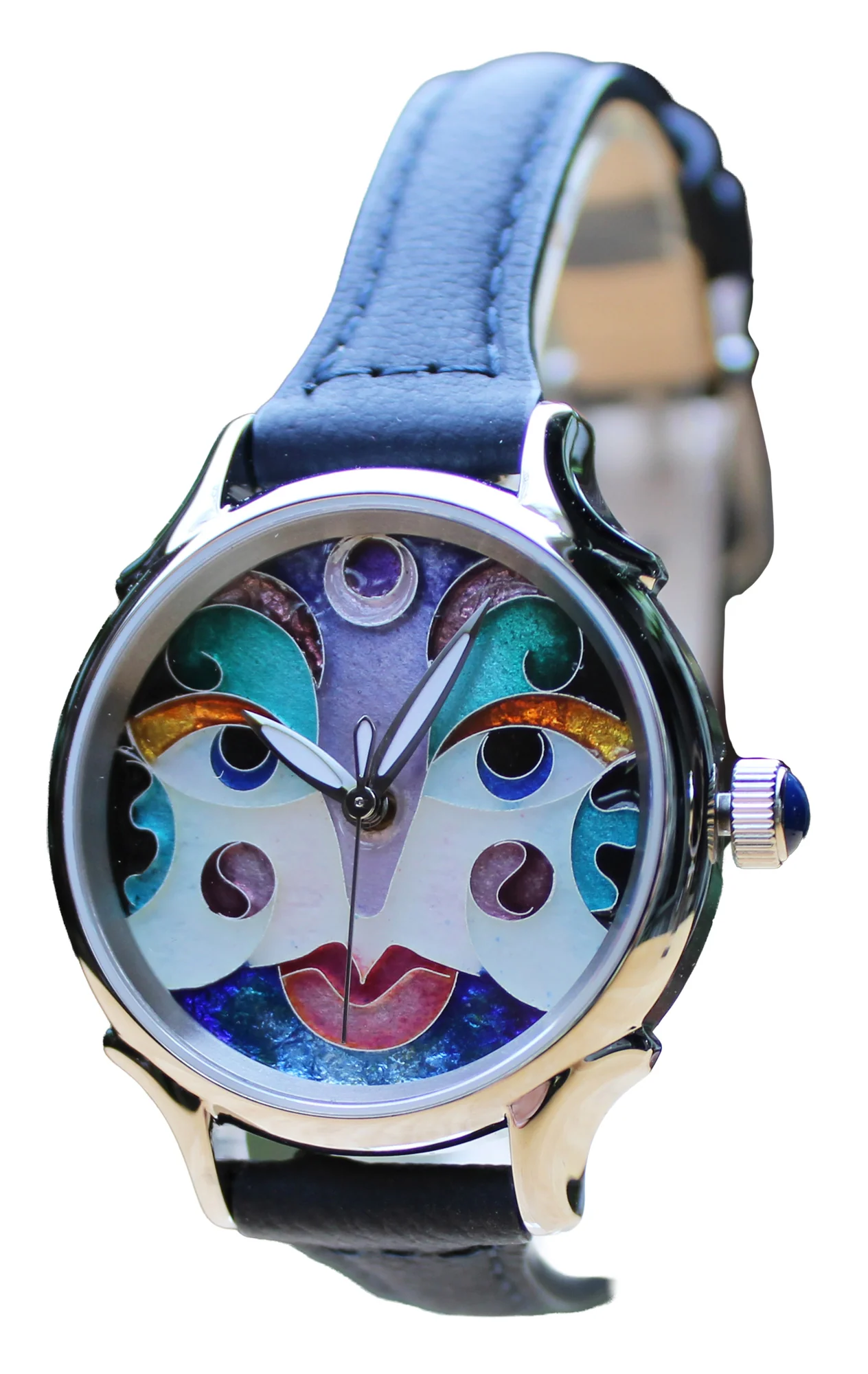 Cloisonné 32mm Masquerade by Terri Hickey thumbnail 3