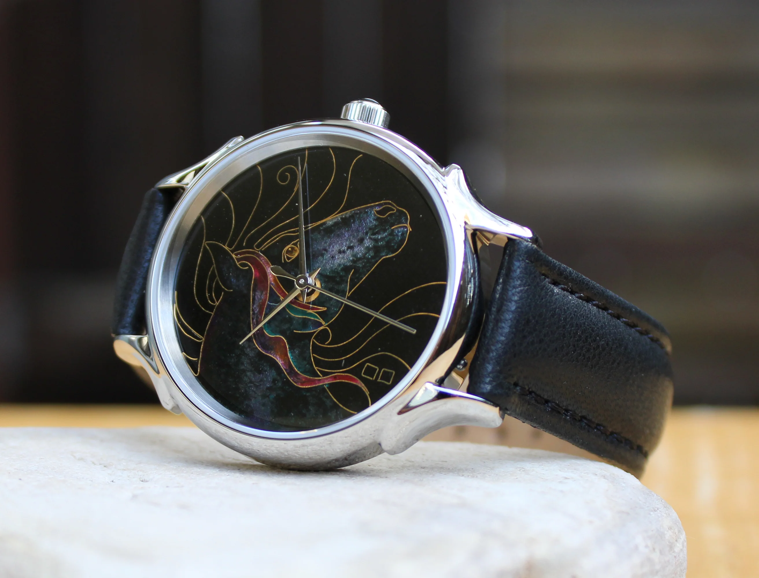 Cloisonné 36mm Fuji Horse by Merry-Lee Rae thumbnail 2