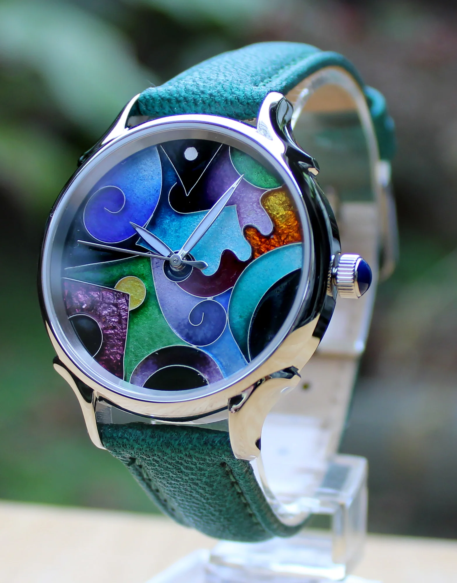 Cloisonné 36mm Outburst by Terri Hickey thumbnail 2
