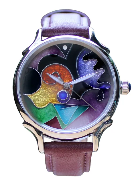 Cloisonné 36mm Sunset by Terri Hickey