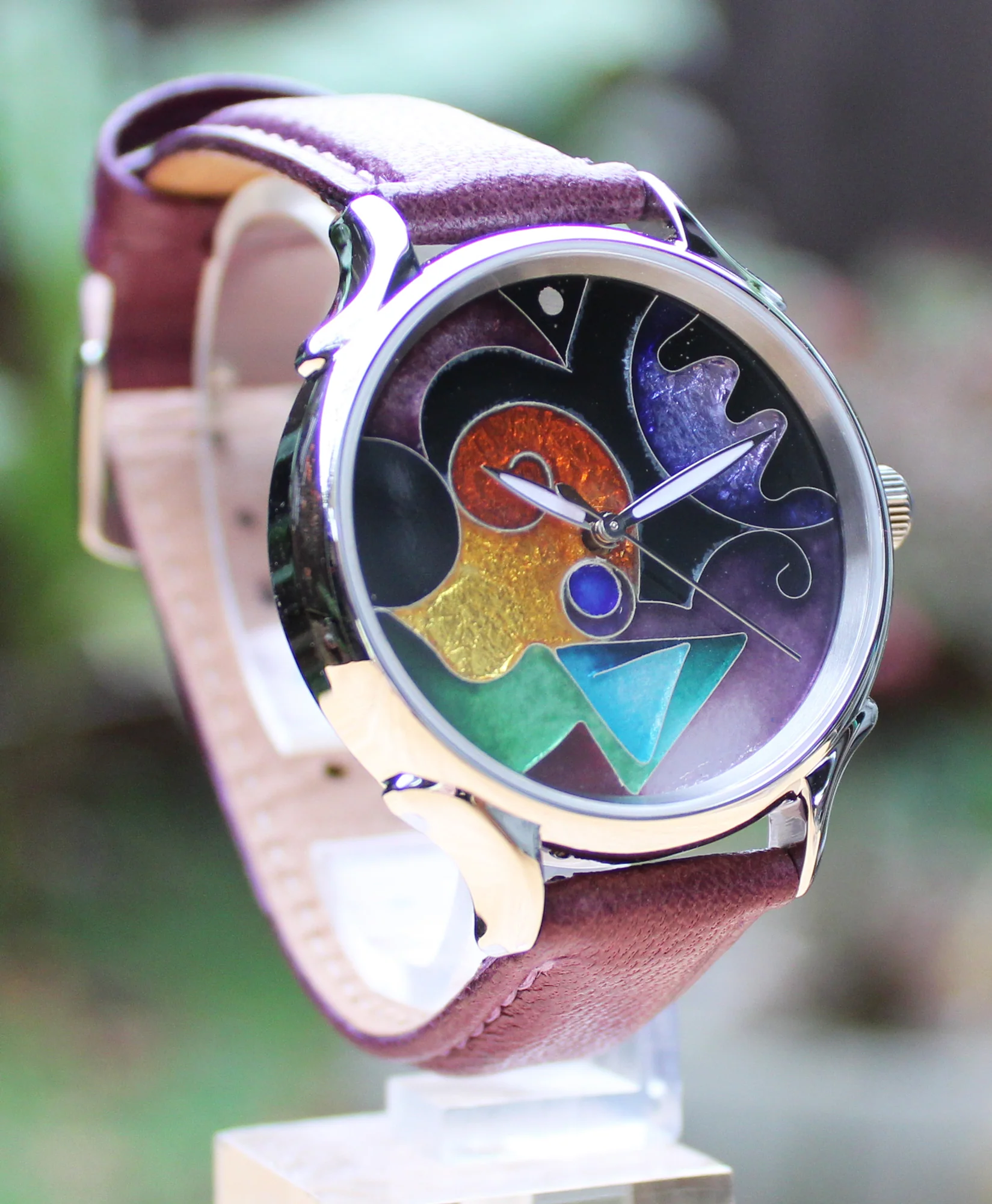 Cloisonné 36mm Sunset by Terri Hickey thumbnail 2