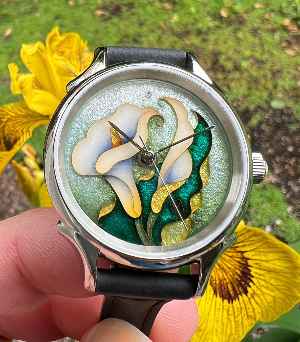 Cloisonné Calla Lily by Merry-Lee Rae thumbnail 2