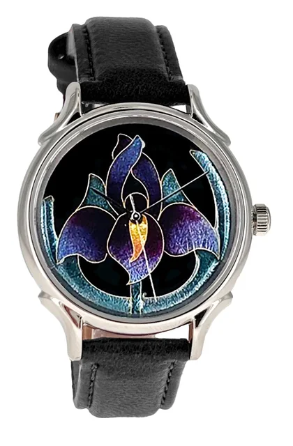 Cloisonné Nouveau Iris by Merry-Lee Rae