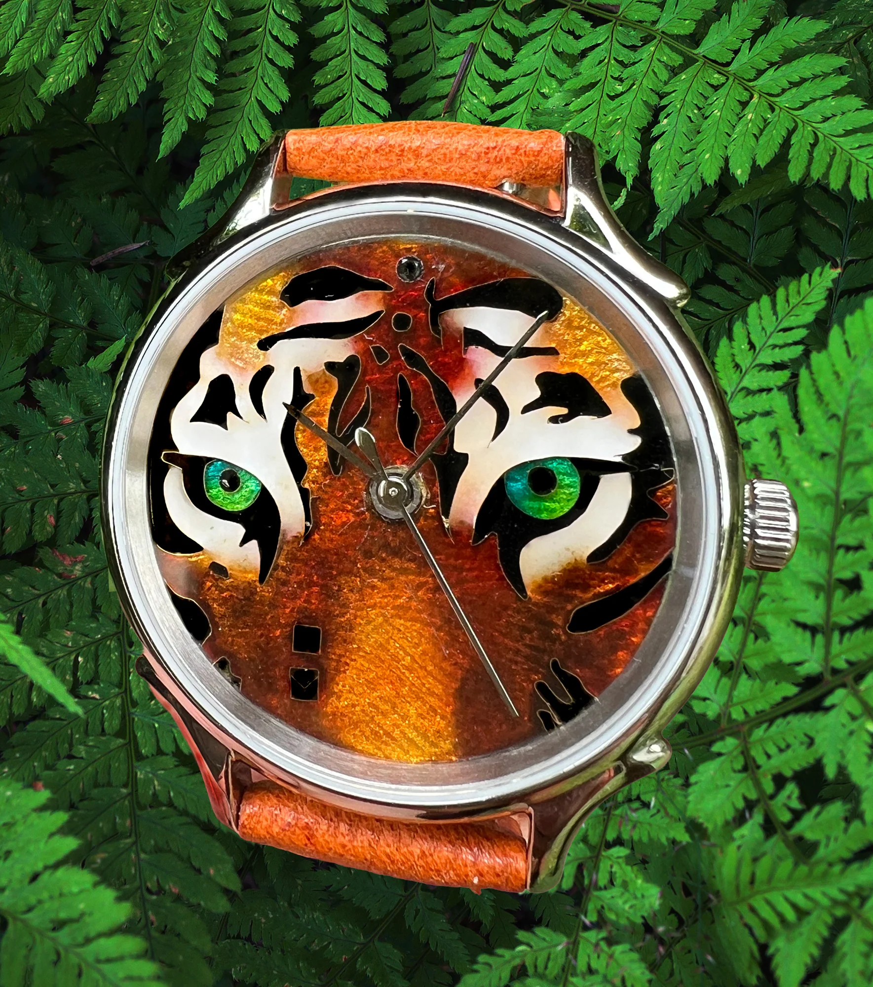 Cloisonné Tiger by Merry-Lee Rae thumbnail 2