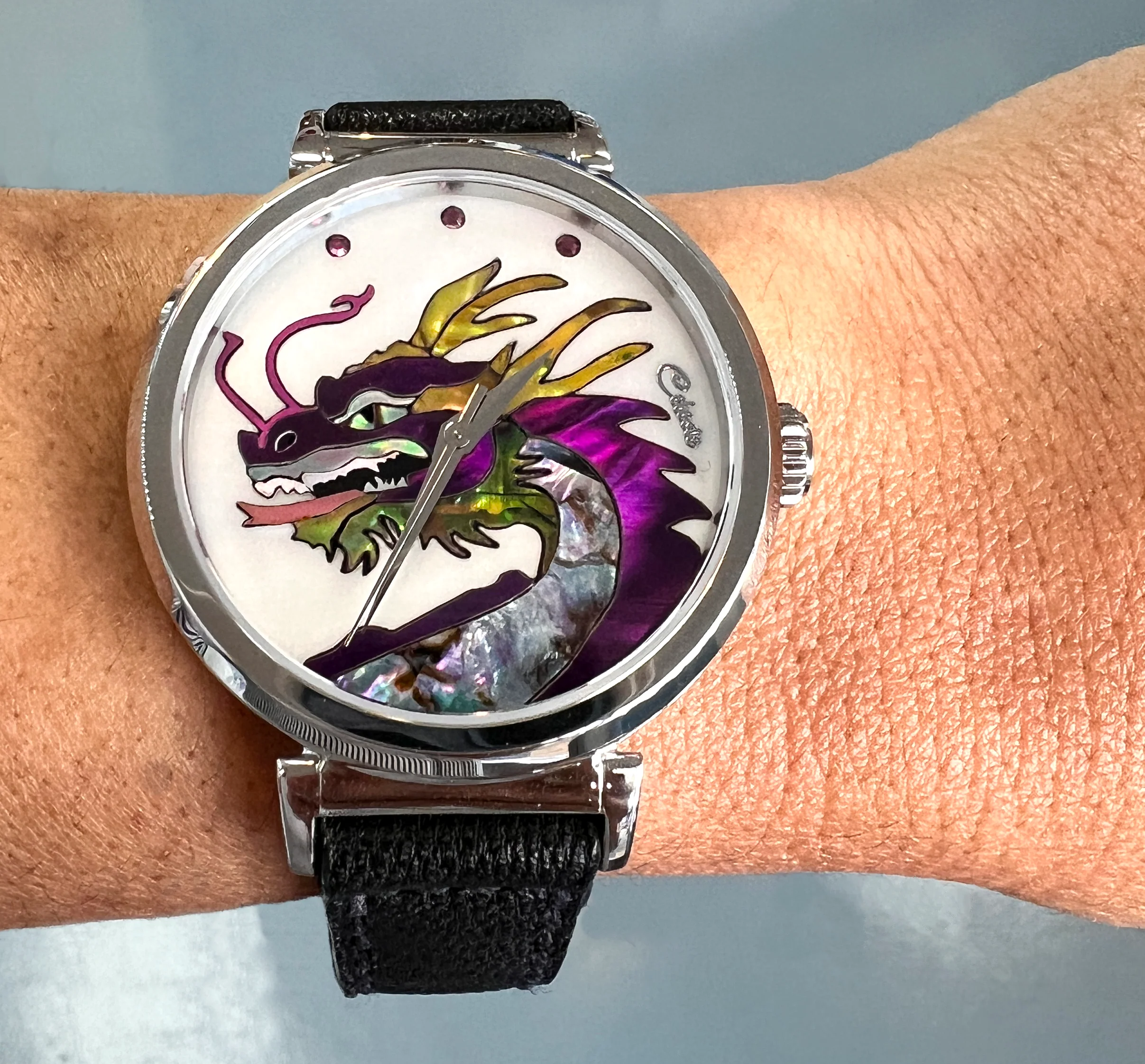 Pearl Dragon - 38mm Swiss Automatic thumbnail 2