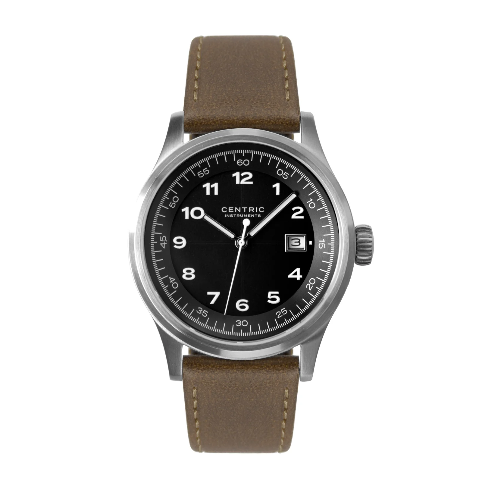 Field Watch MkII Classic (Black) - Classic Leather thumbnail 2