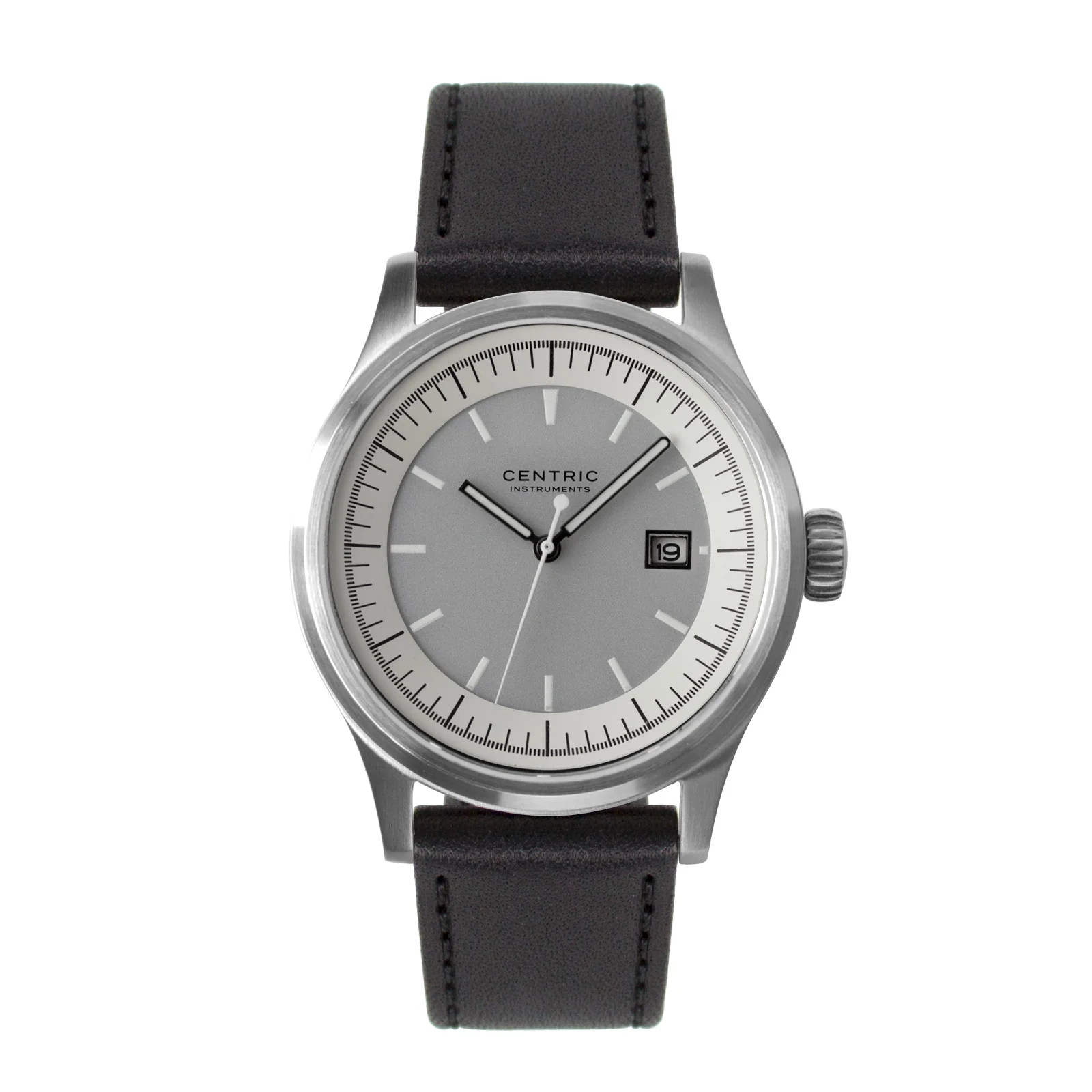 Field Watch MkII Modern (Ivory) - Classic Leather thumbnail 2