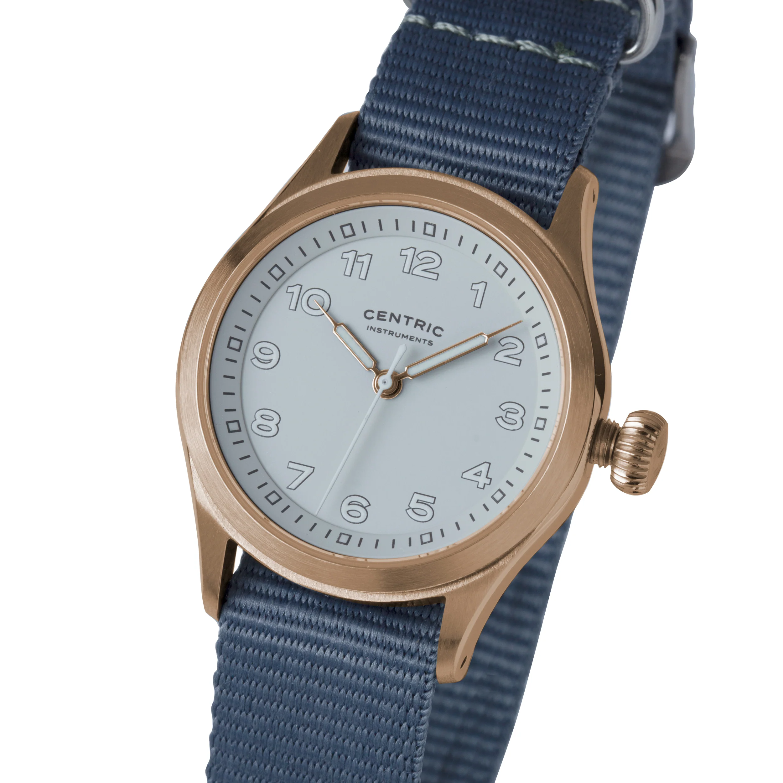 Field Watch MkIII - Petite (Rose Gold / White) thumbnail 2