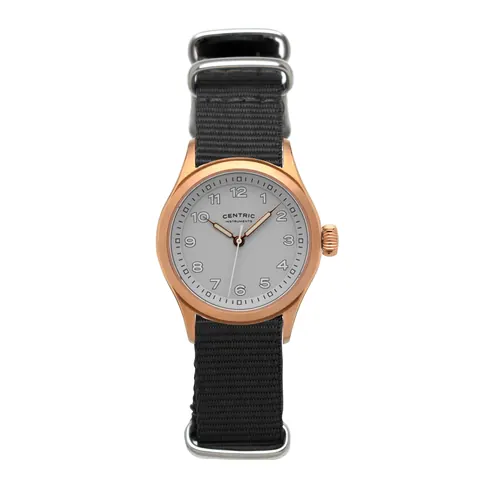 Field Watch MkIII - Petite (Rose Gold / White)