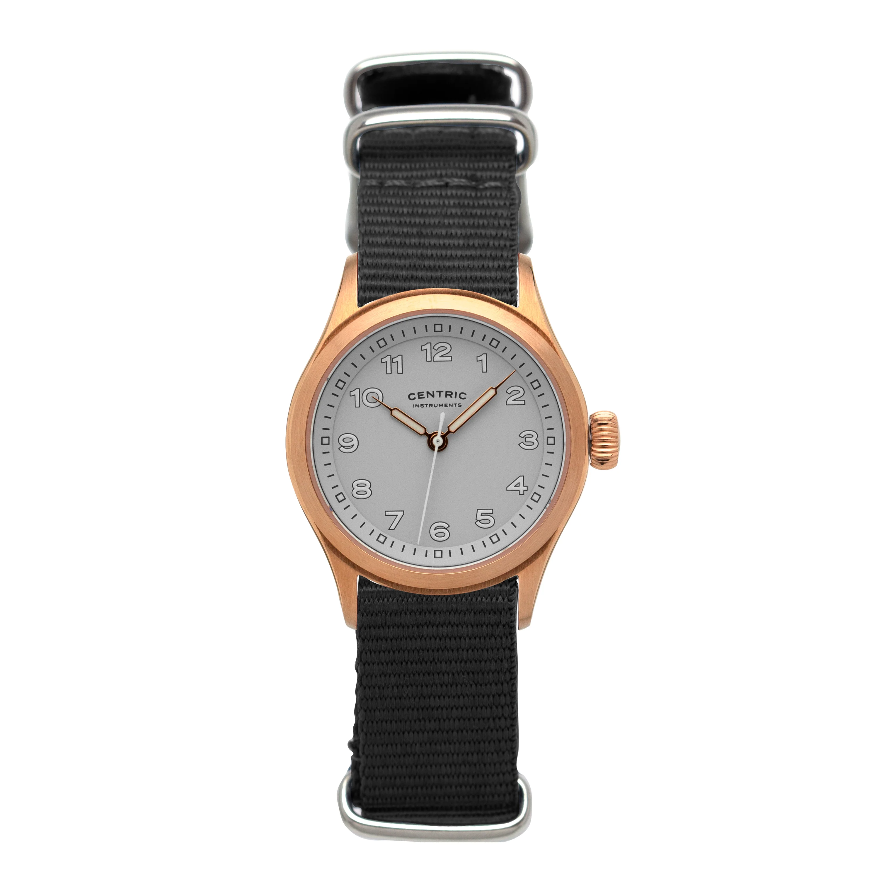 Field Watch MkIII - Petite (Rose Gold / White)