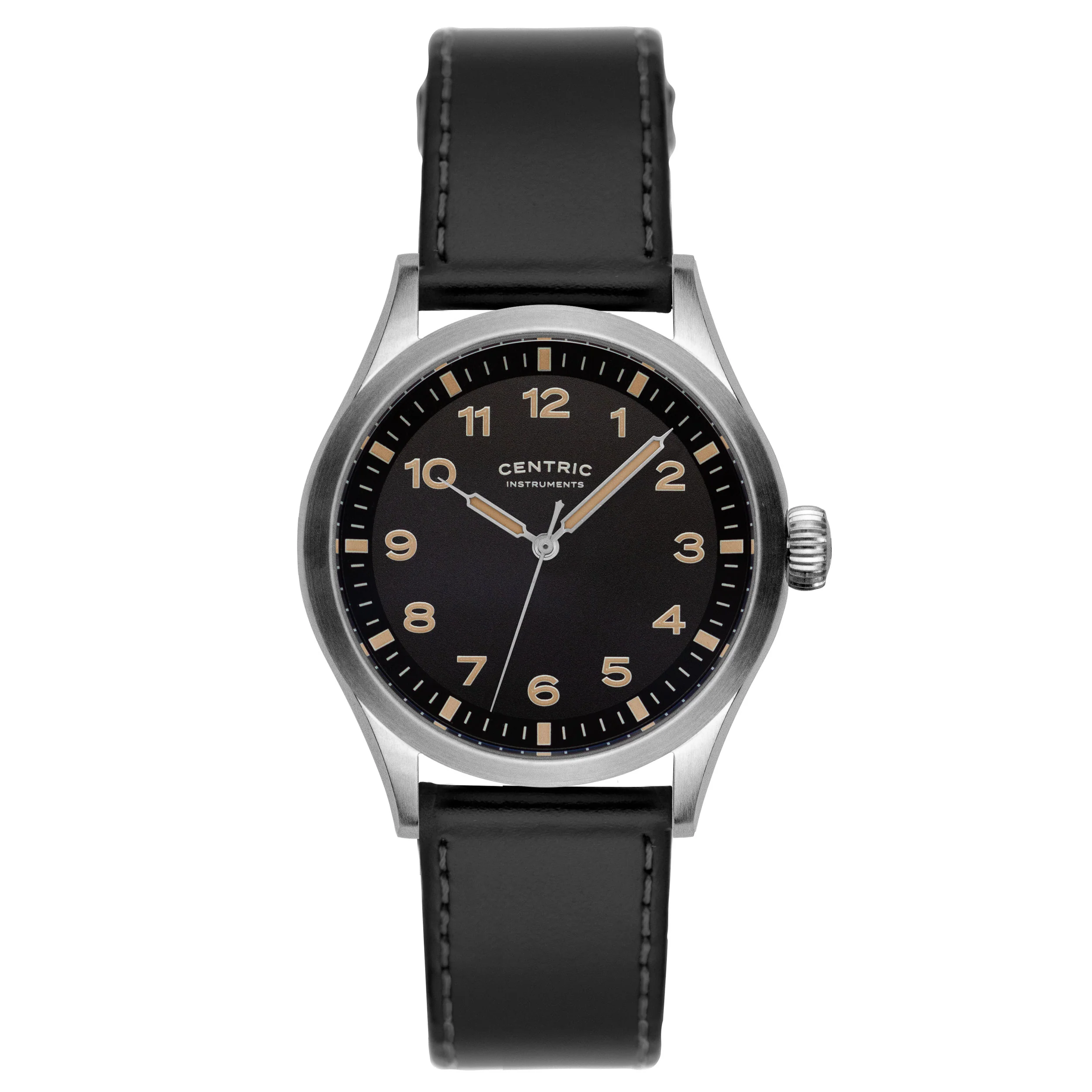 Field Watch MkIII Standard (Vintage Black) - Leather