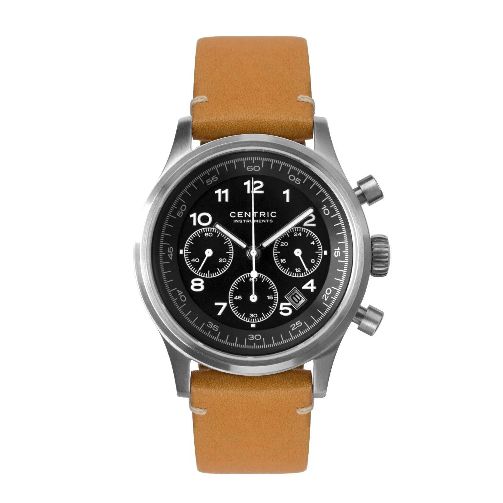 Pilot Chronograph Classic (Black) - Modern Leather thumbnail 2