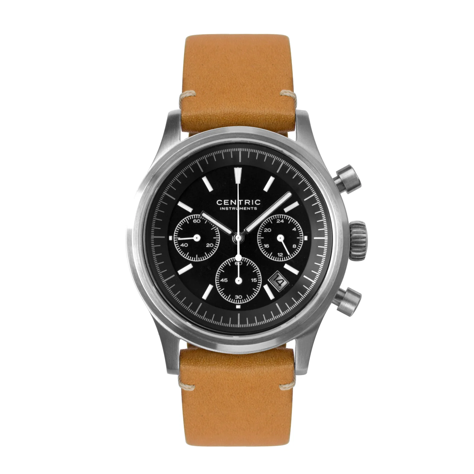 Pilot Chronograph Modern (Black) - Modern Leather thumbnail 2
