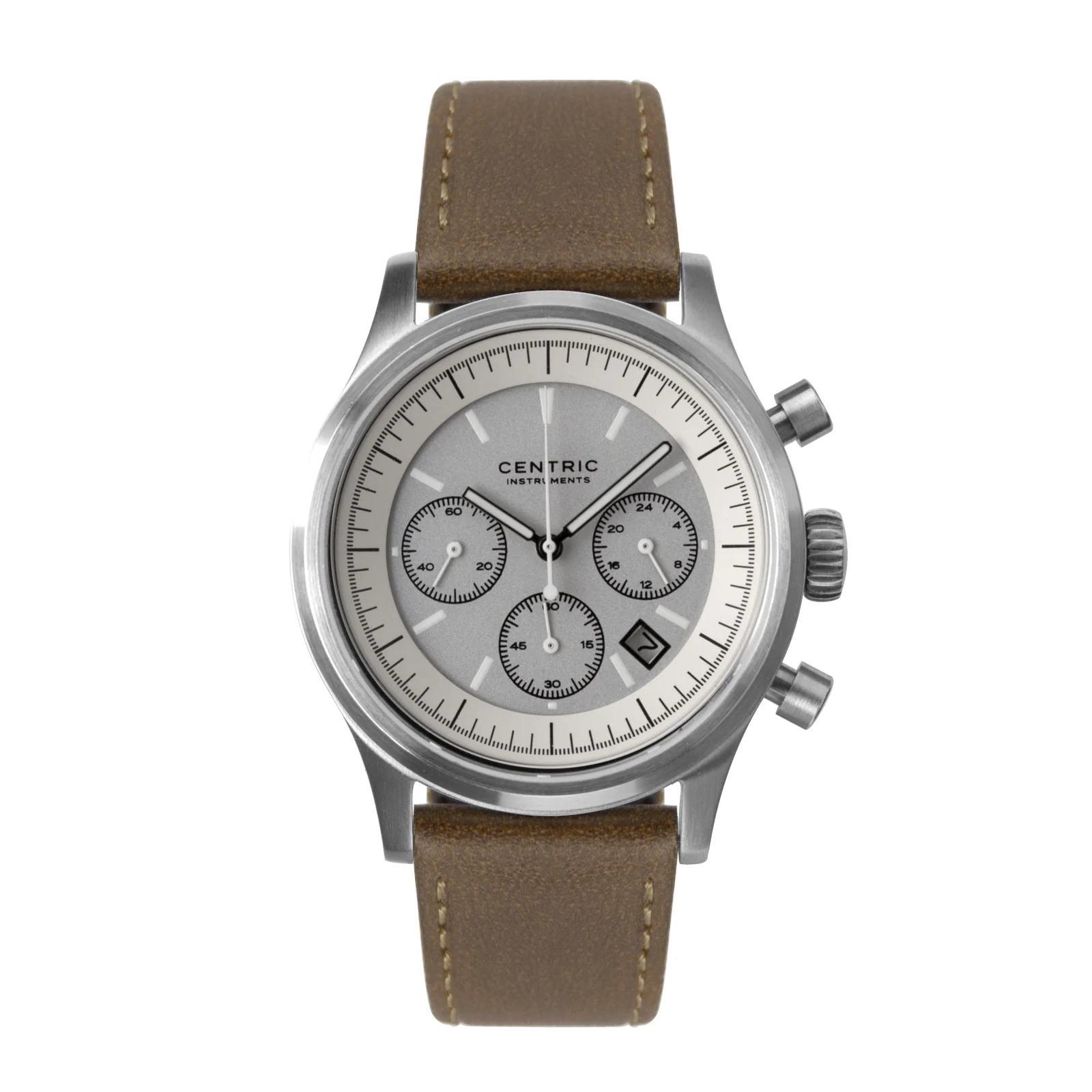 Pilot Chronograph Modern (Ivory) - Classic Leather