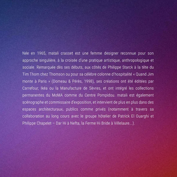 Chronochrome par Matali Crasset selected view