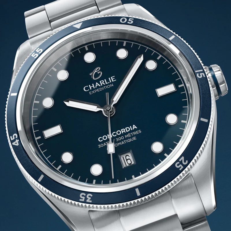 CONCORDIA - Automatique - Bleu Antarctique thumbnail 2